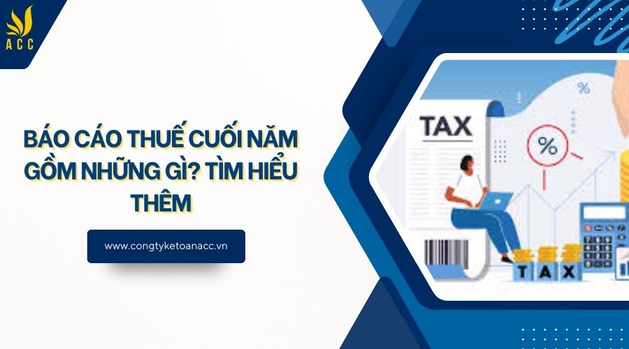 Báo cáo thuế cuối năm gồm những gì? Tìm hiểu thêm