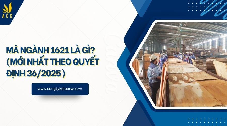 Mã ngành 1621 là gì? (Mới nhất theo quyết định 36/2025)