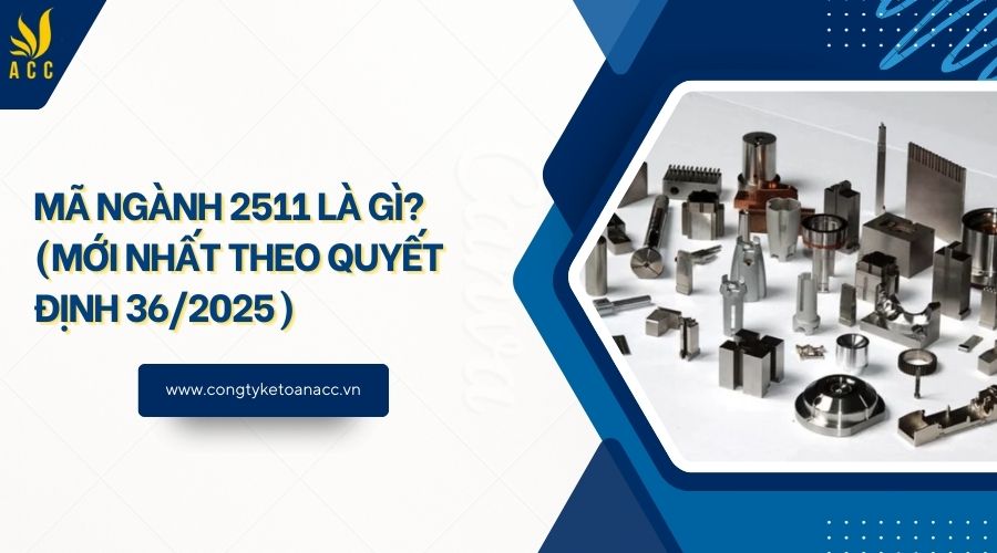 Mã ngành 2511 là gì? (Mới nhất theo quyết định 36/2025)