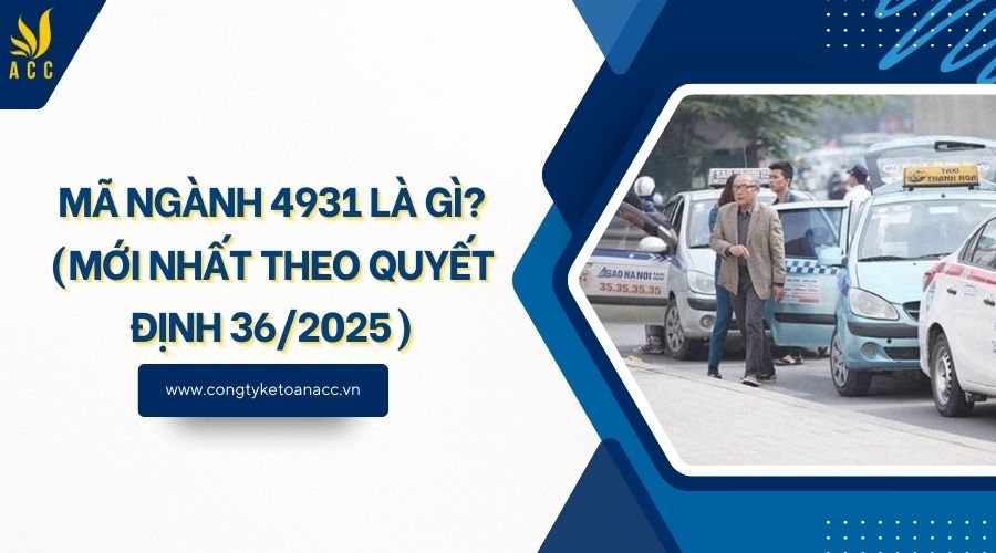Mã ngành 4931 là gì? (Mới nhất theo quyết định 36/2025) - Công ty dịch ...