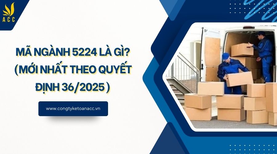 Mã ngành 5224 là gì? (Mới nhất theo quyết định 36/2025)