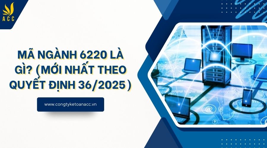 Mã ngành 6220 là gì? (Mới nhất theo quyết định 36/2025)