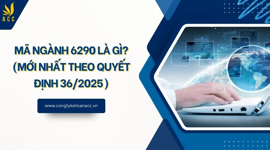 Mã ngành 6290 là gì? (Mới nhất theo quyết định 36/2025)
