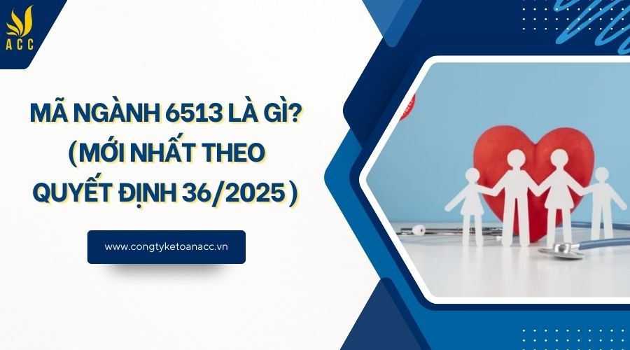 Mã ngành 6513 là gì? (Mới nhất theo quyết định 36/2025)