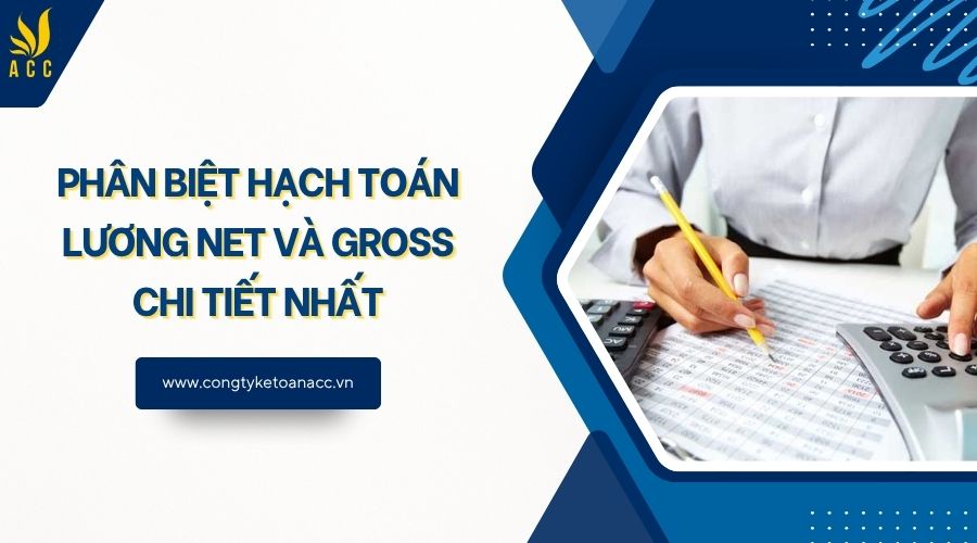 Phân biệt hạch toán lương net và gross chi tiết nhất