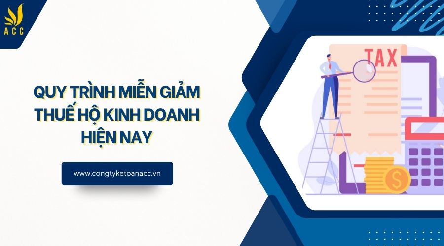 Quy trình miễn giảm thuế hộ kinh doanh hiện nay