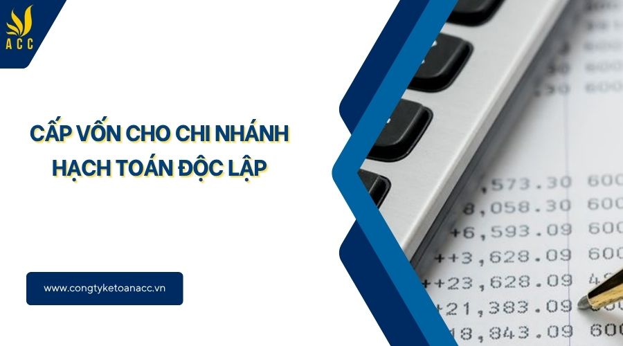 Cấp vốn cho chi nhánh hạch toán độc lập