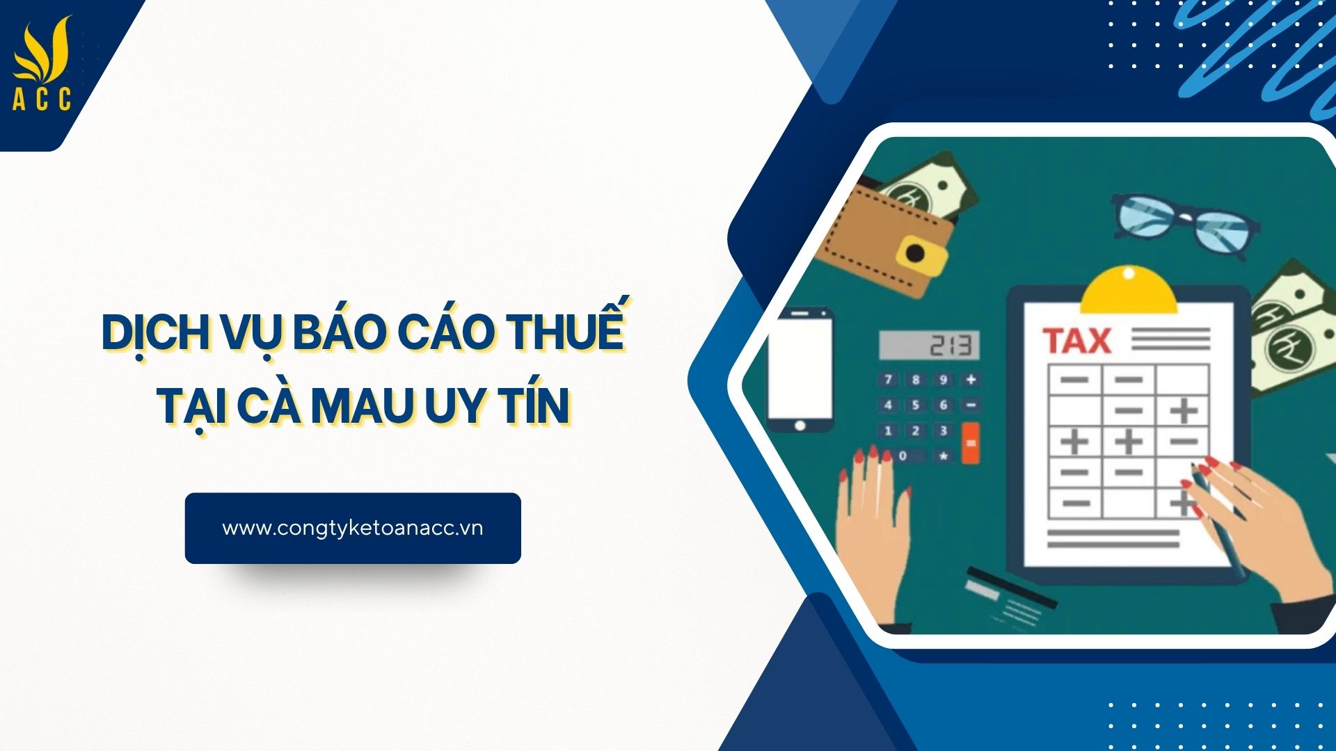 Dịch vụ báo cáo thuế tại Cà Mau uy tín