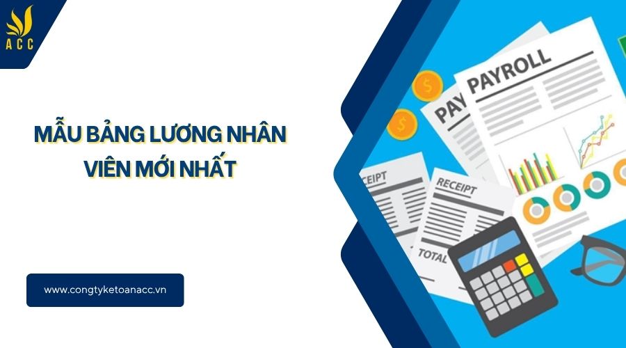 Mẫu bảng lương nhân viên mới nhất