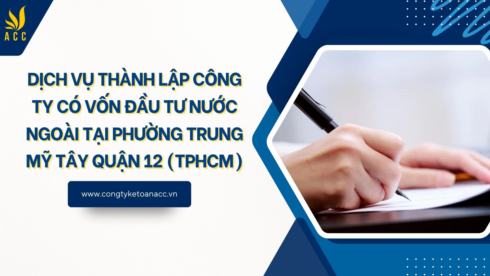 Dịch vụ thành lập công ty có vốn đầu tư nước ngoài tại Phường Trung Mỹ Tây Quận 12 (TPHCM)