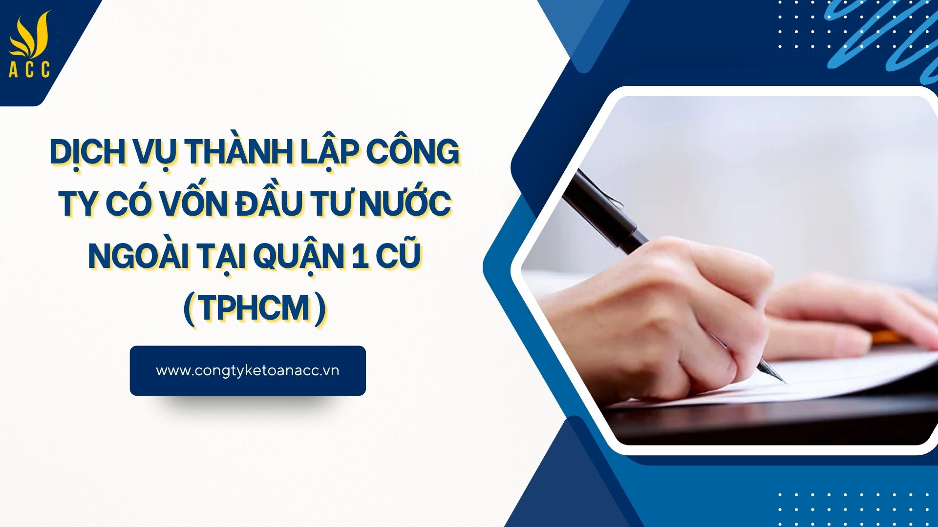 Dịch vụ thành lập công ty có vốn đầu tư nước ngoài tại Quận 1 cũ (TPHCM)