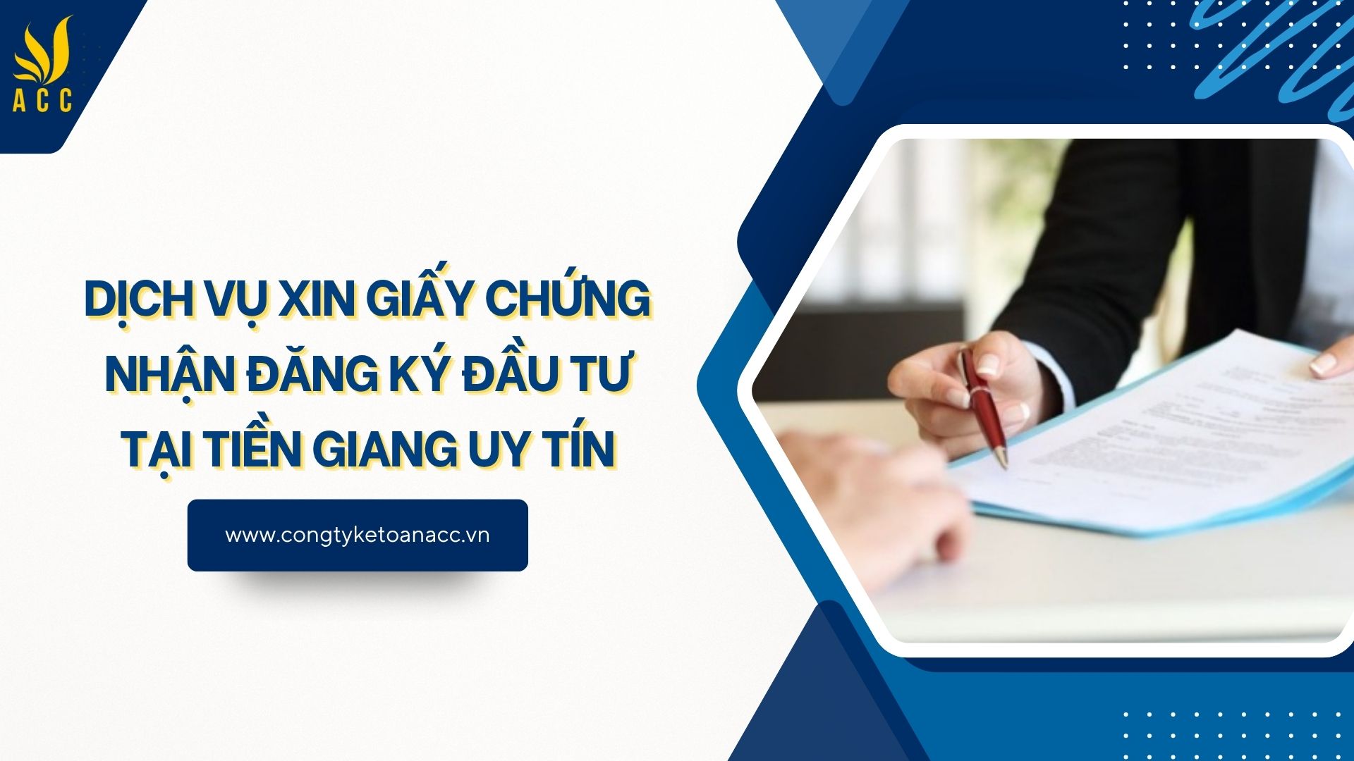 Dịch vụ xin giấy chứng nhận đăng ký đầu tư tại Tiền Giang uy tín