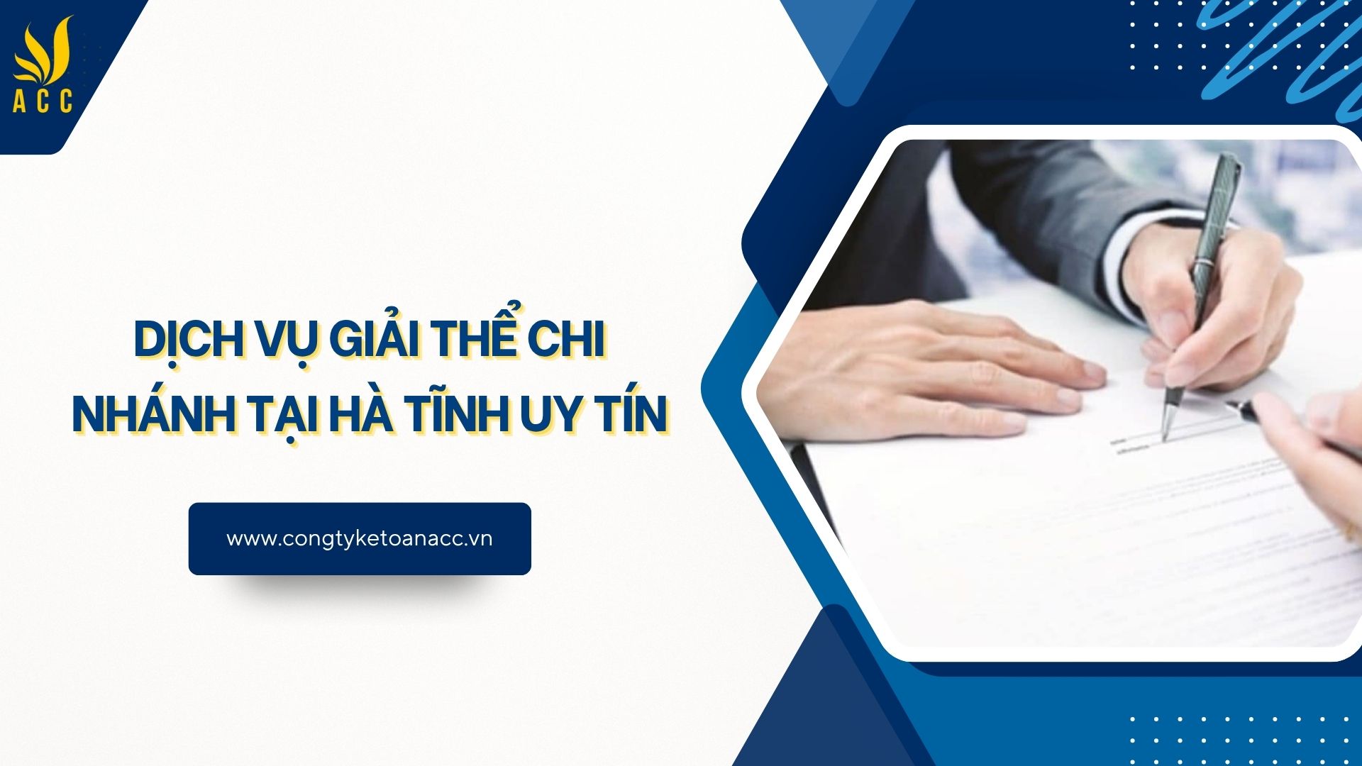 Dịch vụ giải thể chi nhánh tại Hà Tĩnh uy tín