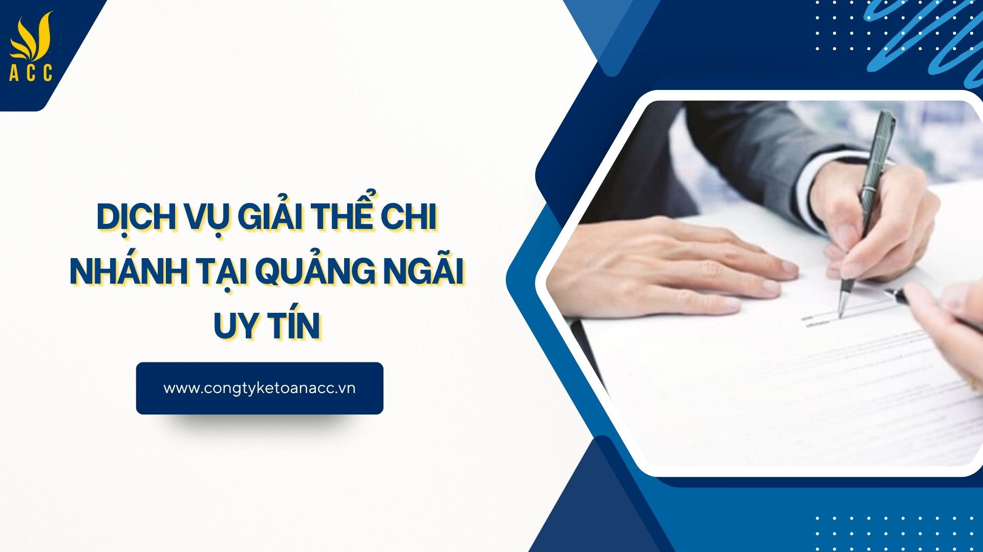 Dịch vụ giải thể chi nhánh tại Quảng Ngãi uy tín