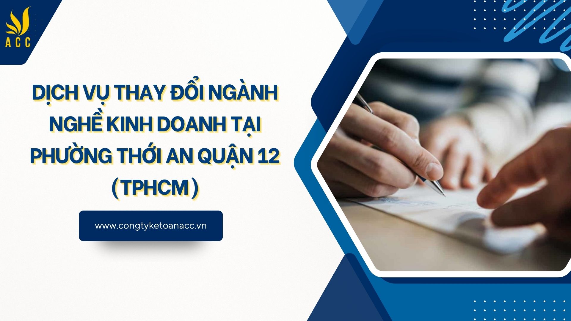 Dịch vụ thay đổi ngành nghề kinh doanh tại Phường Thới An Quận 12 (TPHCM)