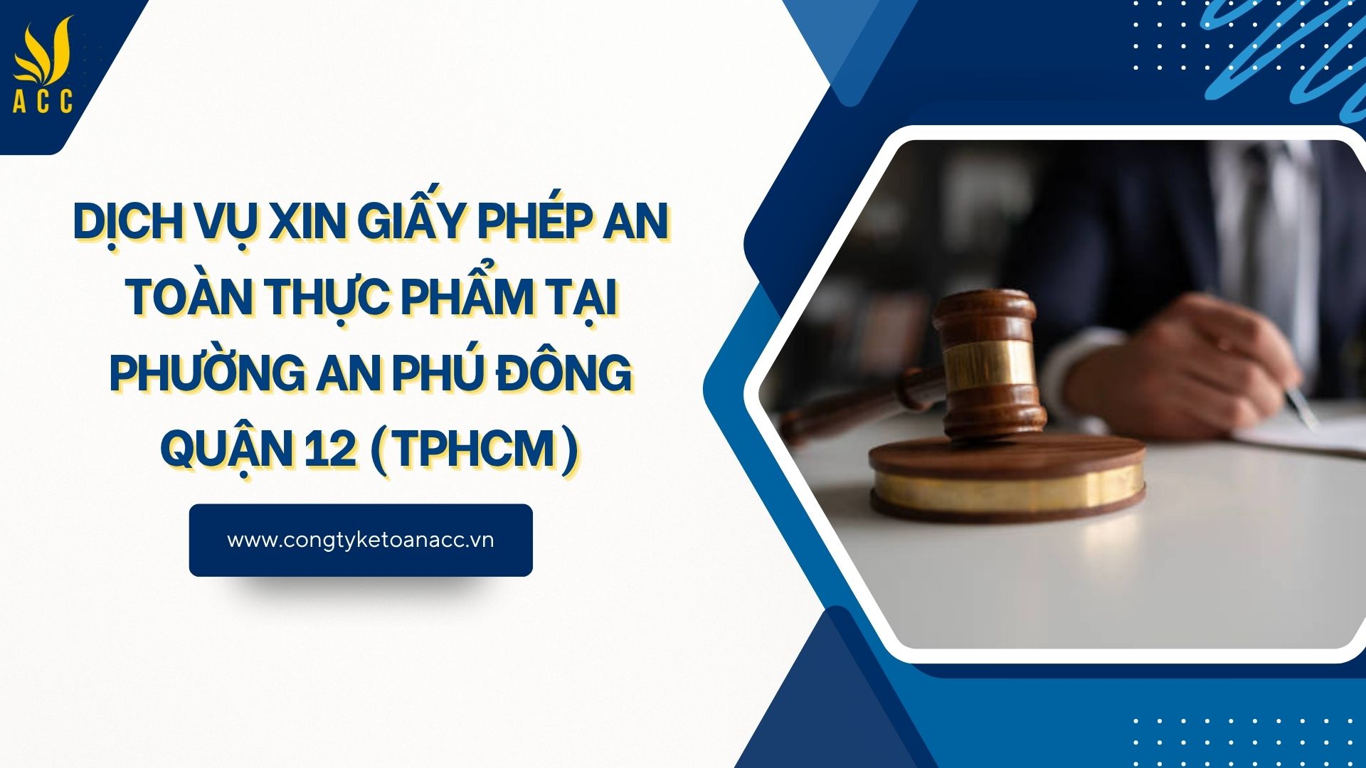 Dịch vụ xin giấy phép an toàn thực phẩm tại Phường An Phú Đông Quận 12 (TPHCM)