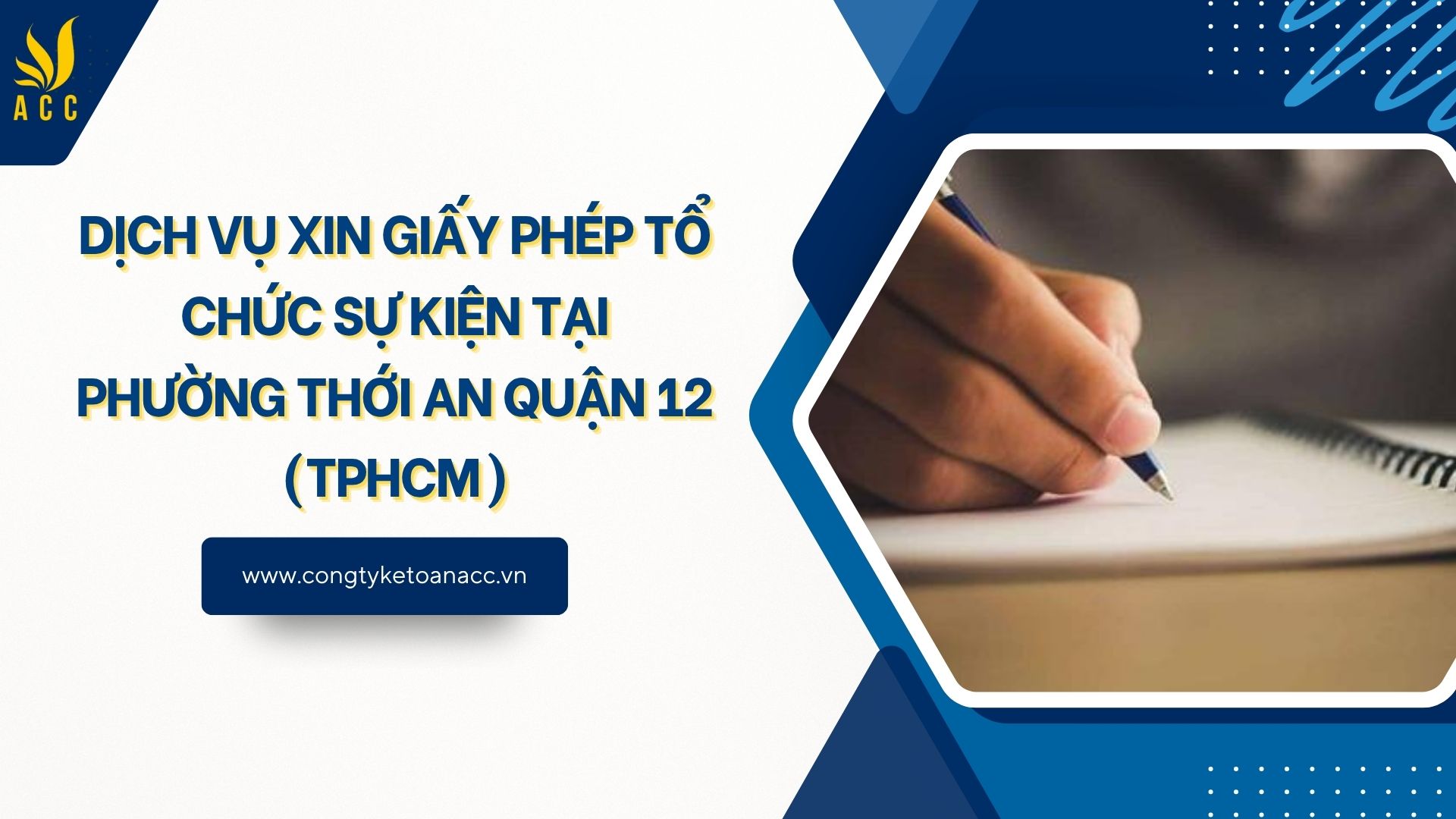 Dịch vụ xin giấy phép tổ chức sự kiện tại Phường Thới An Quận 12 (TPHCM)