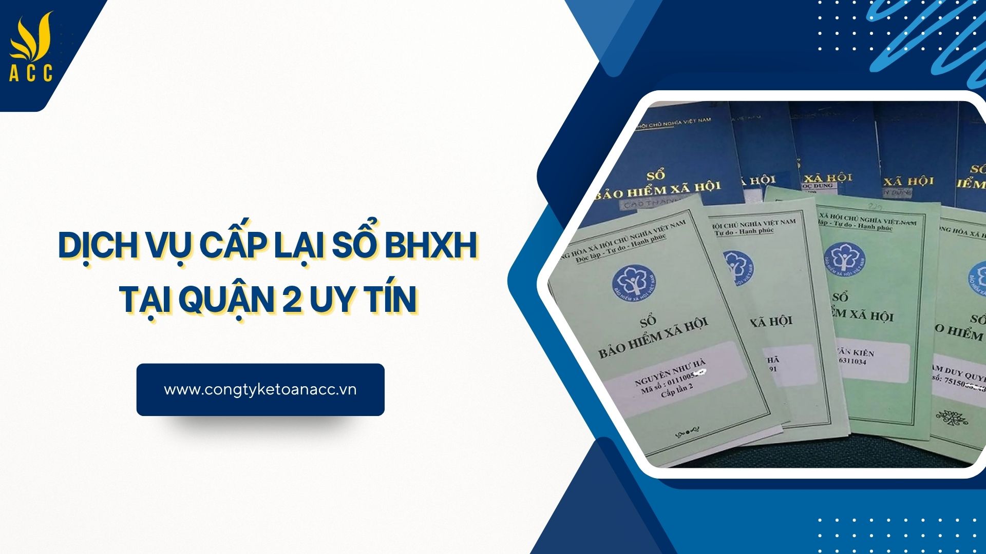 Dịch vụ cấp lại sổ BHXH tại Quận 2 uy tín