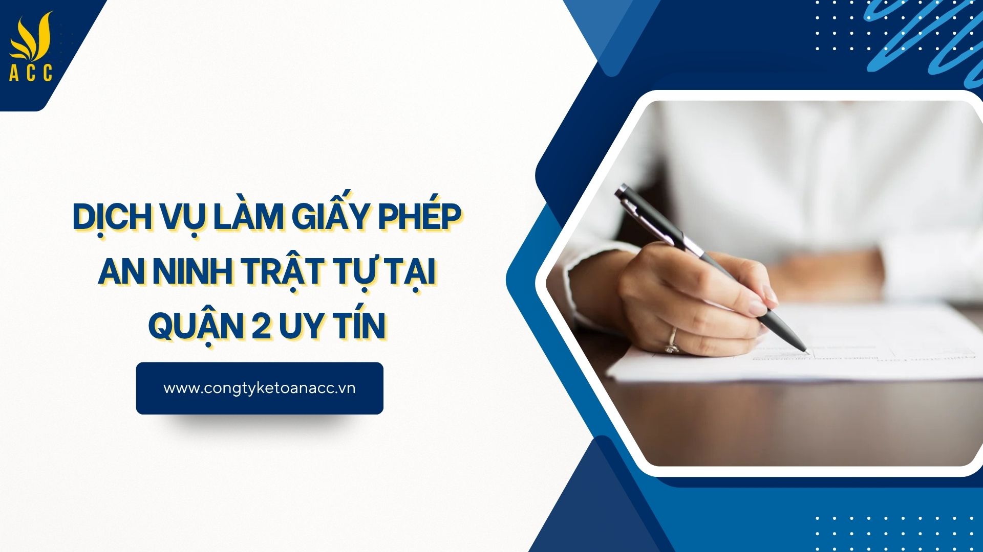 Dịch vụ làm giấy phép an ninh trật tự tại Quận 2 uy tín