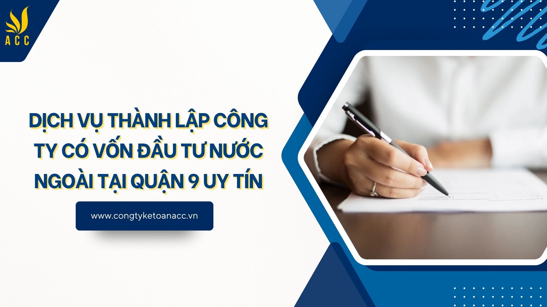 Dịch vụ thành lập công ty có vốn đầu tư nước ngoài tại Quận 9 uy tín